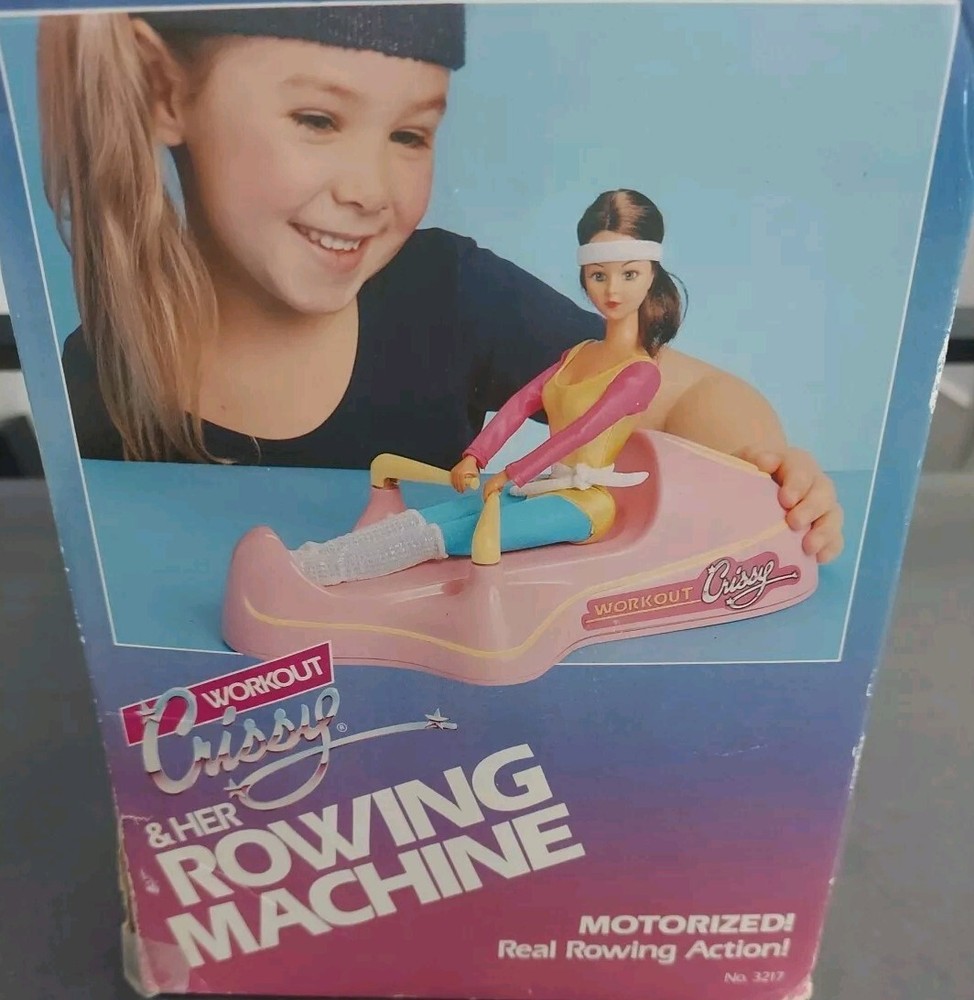 Ideal Inc Workout Crissy & Her Rowing Machine Motorized Rowing Action