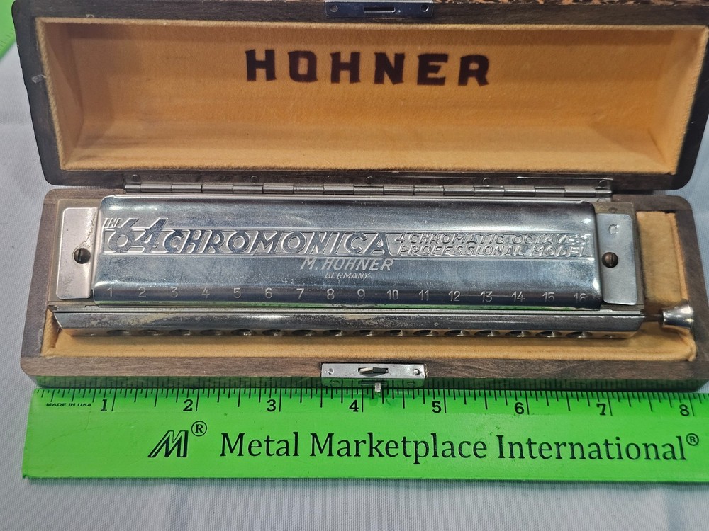 Hohner 64 Chromonica Harmonica Key of C