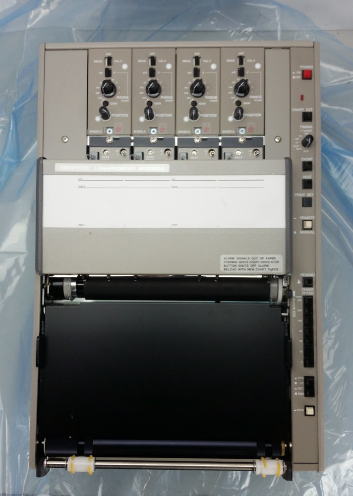 Graphtec WR3320A Linearcorder WR 3320A 4Channel