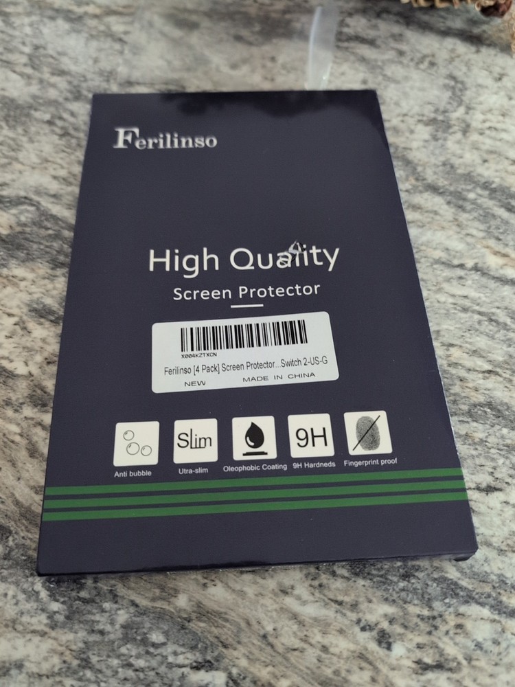 Nintendo Switch 2 US G Tempered Glass Screen Protector 4 Pack Sealed