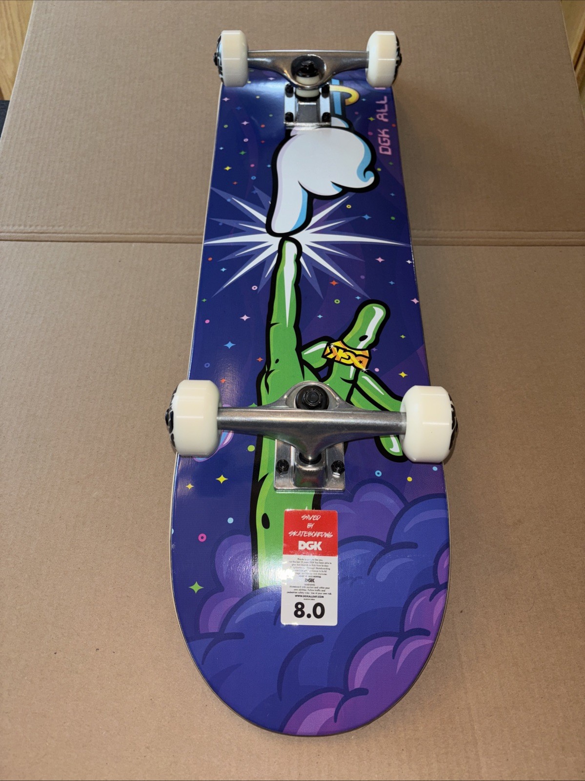 DGK Skateboard Complete Friends Alien Mickey 8.0"