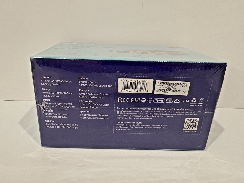 TP-LINK Technologies TP-Link (TL-SG105(UN)) 5-Port Switch