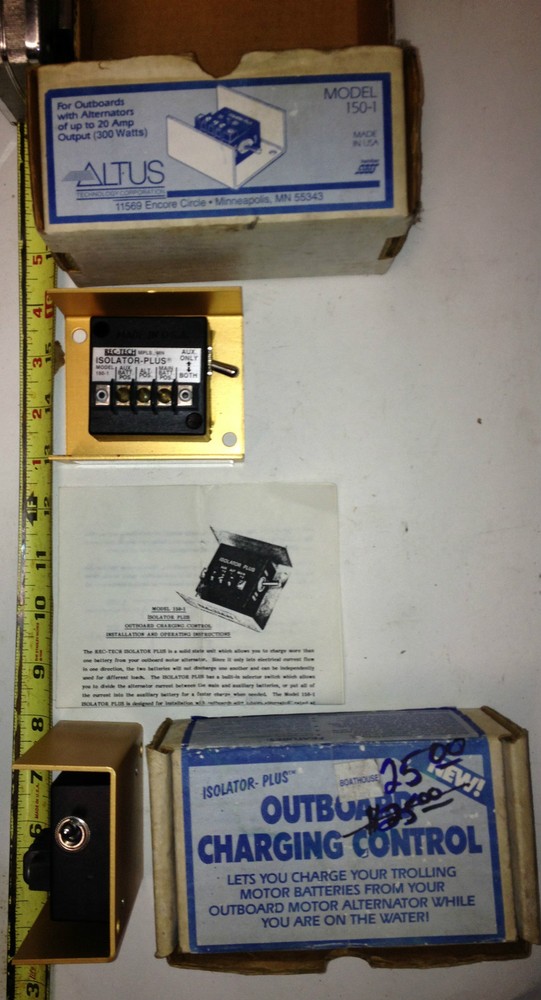 Outboard Charging Control Isolator-Plus by Altus Model 150-1