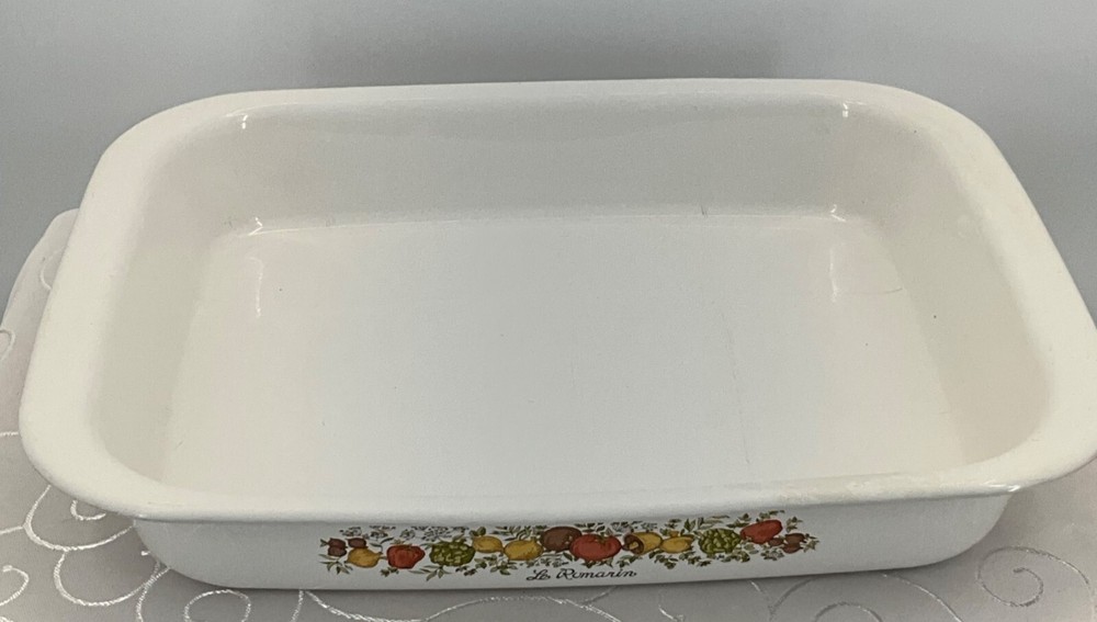 Corning Ware La Romarin A76 Square Baking Dish 2.5 Quart Lasagna