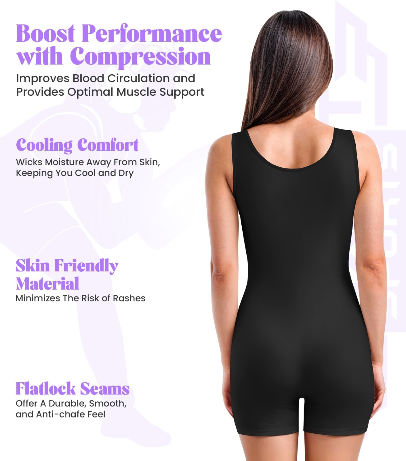 Exxact Sports Women Wrestling Singlet - High-Cut, Full-Coverage Powerlifting