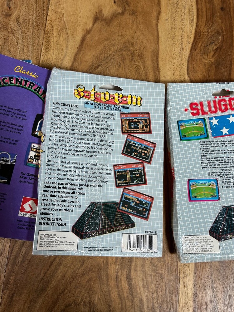 Vtg. Deadstock Commodore Diskette 64/128 Storm Action Arcade Computer Software