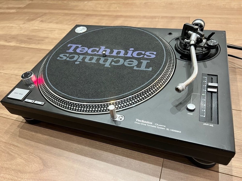 Technics SL-1200MK5 Black Direct Drive DJ Turntable Good GP