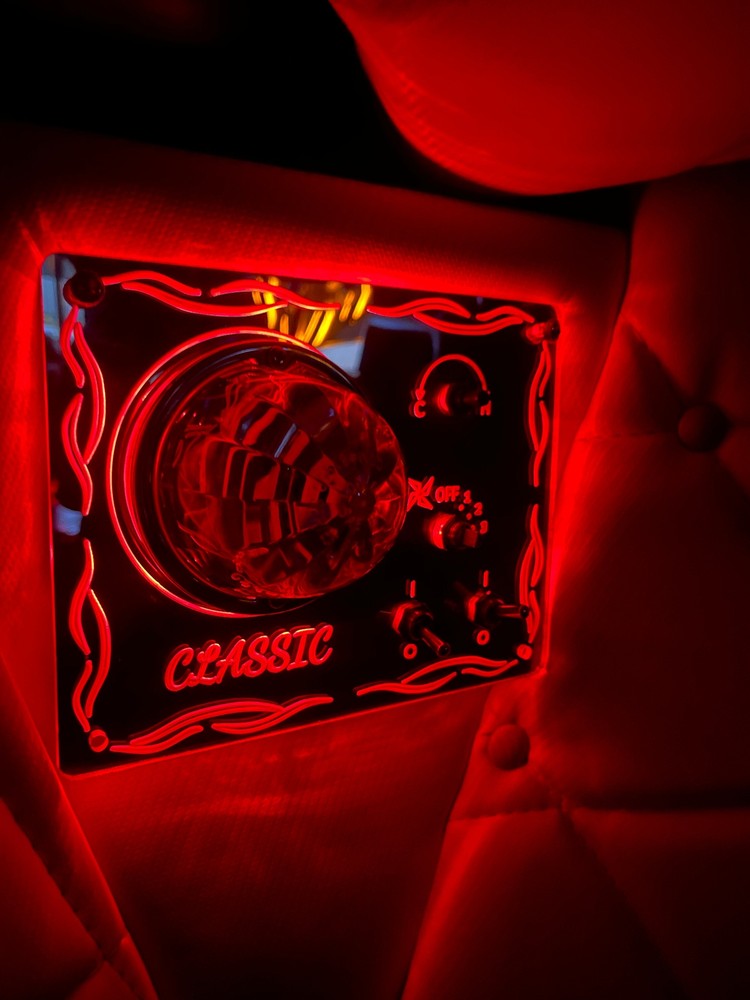  Classic Sleeper AC Control Panel White Led Lights Color  