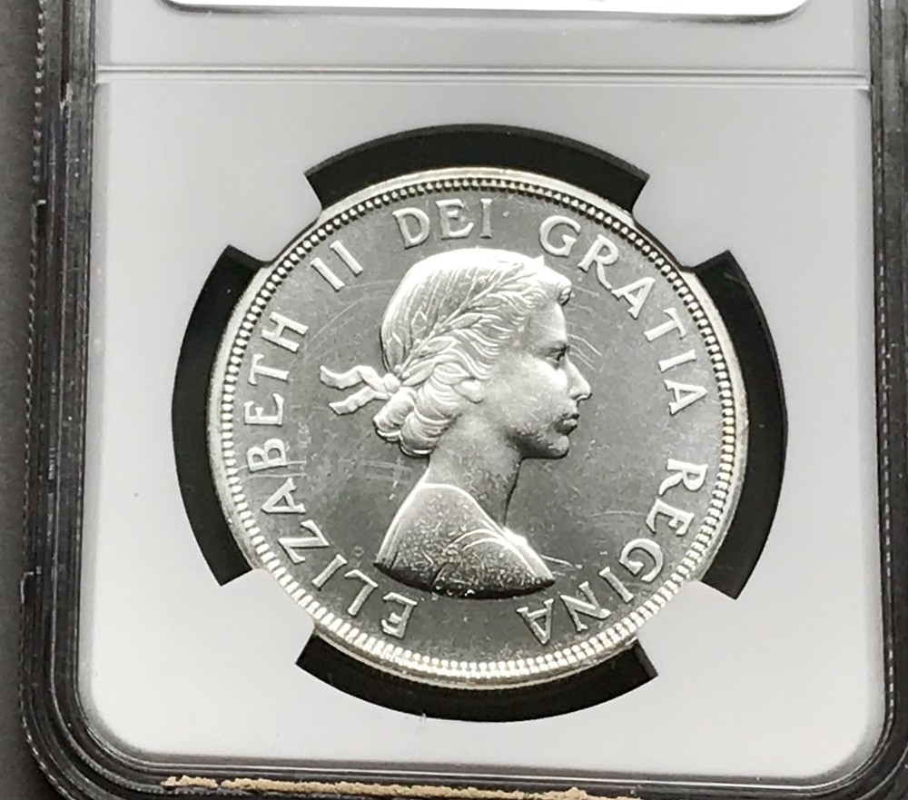 1964 Canada Prooflike No Dot Dollar NGC PL 66