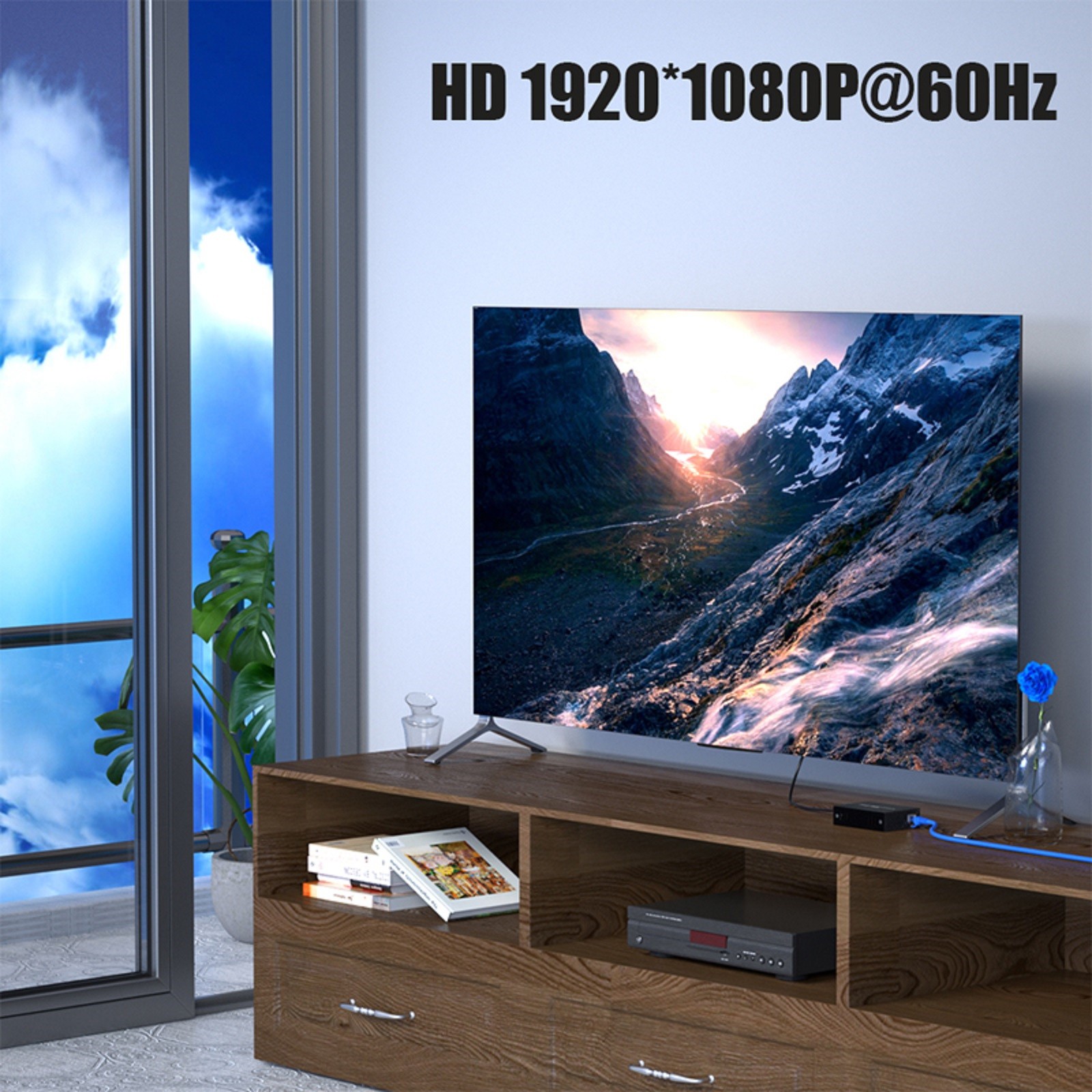 New 150M HDMI KVM Extender over IP Cat5e/6 Cable USB Extender for Mouse keyboard