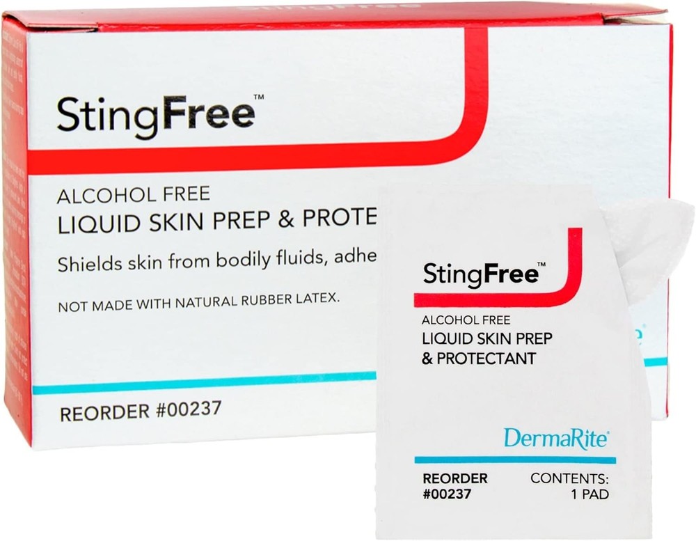 's StingFree, Liquid Skin Prep & Shield - -Wipes,