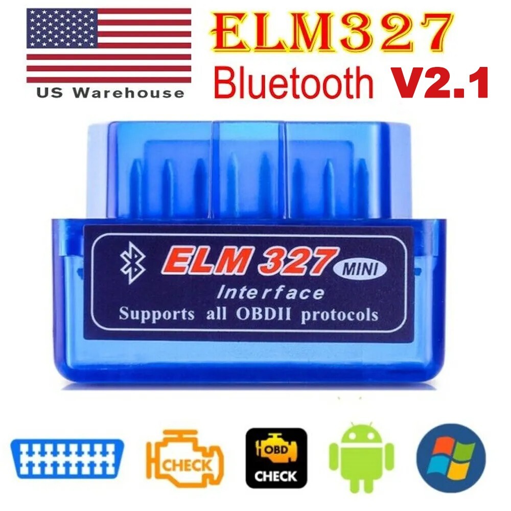 ELM327 OBD2 Code Reader Bluetooth Auto Diagnostic Tool OBDII Scanner for Android