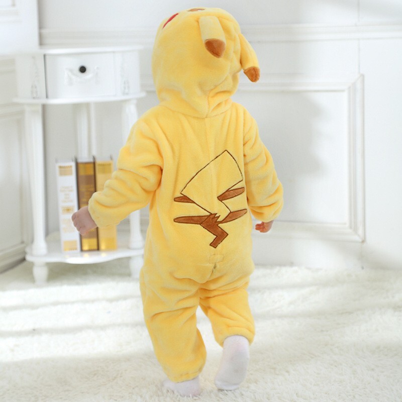 Pikachu Pajamas Kigurumi Cute Costume Bodysuit Cosplay - Baby Size 59-80cm