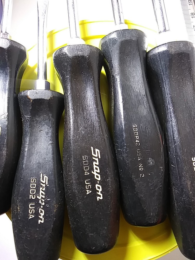 Snap on Tools Screwdriver Serv. Set Used Condition 6 Piece Phillips And Regular