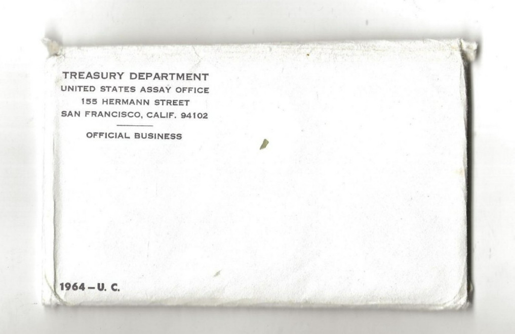 1964 p+d 10-piece uncirculated mint set