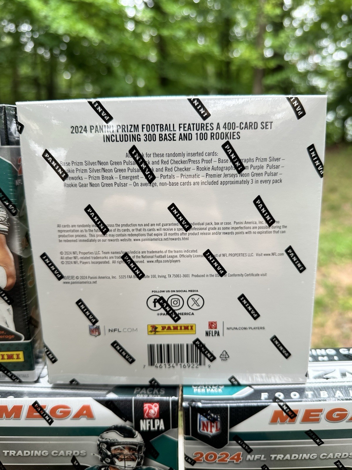 2024 NFL Prizm Panini Football Mega ✅ BULK AVAILABLE ✅ SEALED Neon Green Pulsar