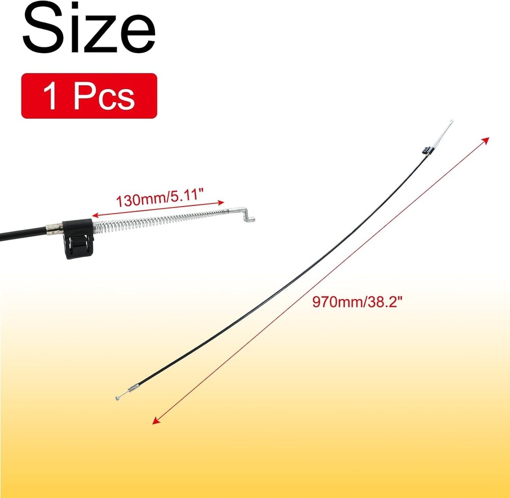 Universal 38.2in Metal Release Cable - Durable Replacement for Recliners & Sofas