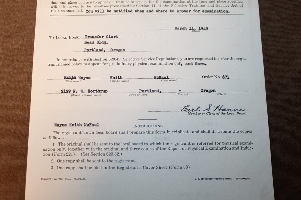 Original WW2 U.S. Navy Sailor's Named Document Lot