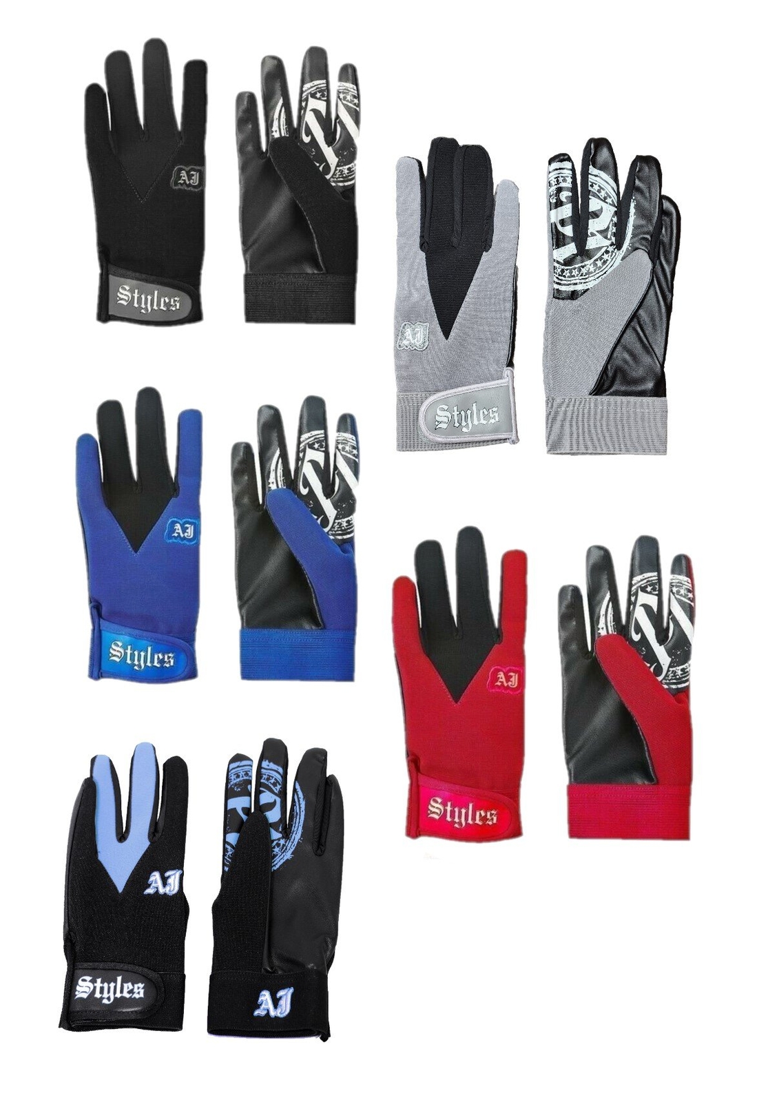 AJ Styles P1 Logo Replica Fight Gloves