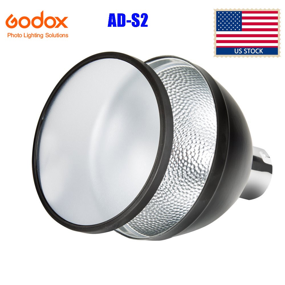 US GODOX AD-S2 Standard Reflector & Soft Diffuser for AD200Pro II AD200Pro Flash