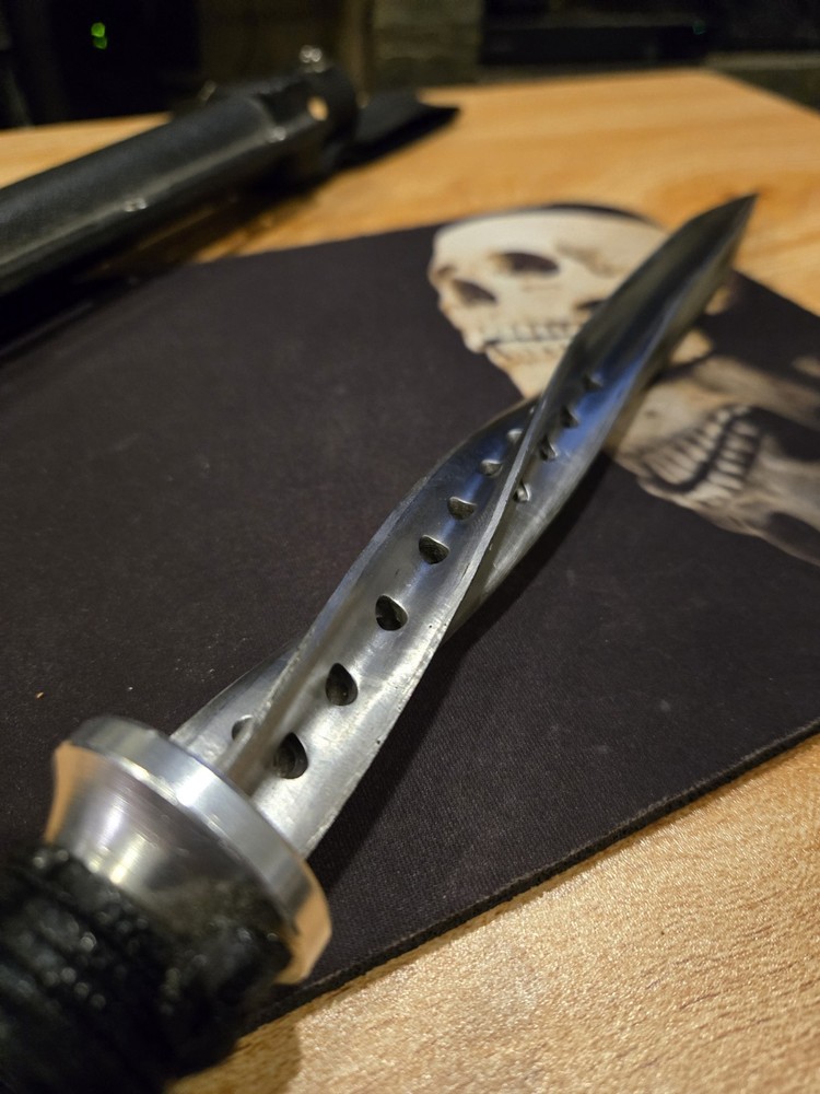Dagger Cord Wrapped Handle Stainless Steel Blade w/ Sheath