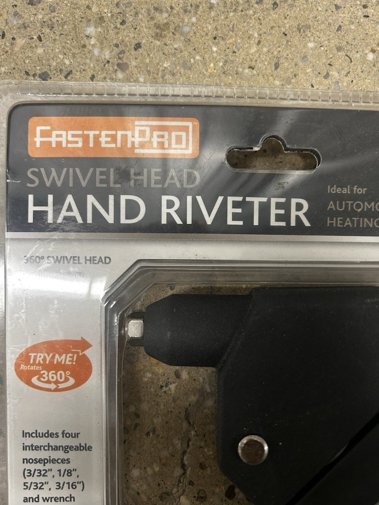 FastenPro Hand Riveter (Sheetmetal, Leather, Plastic)