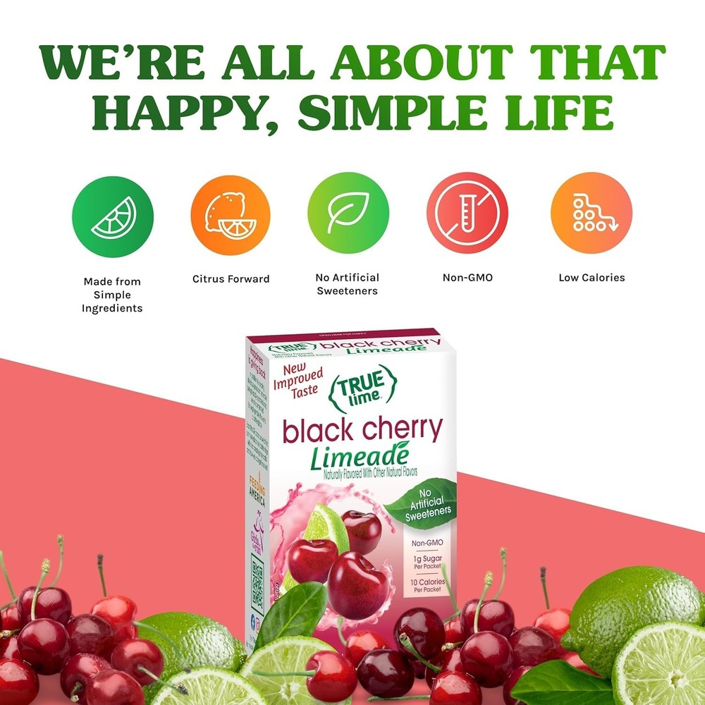 Limeade Drink Mix Packets Low Calorie