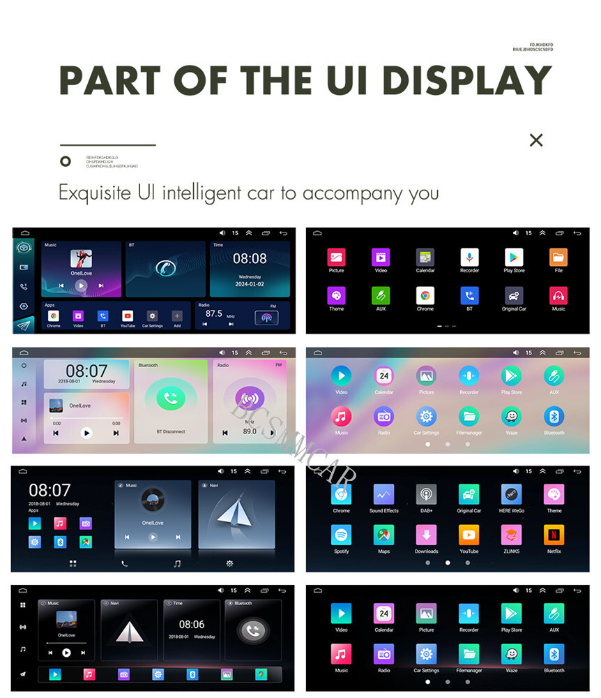 Fit for Volkswagen Beetle 2006-2010 6.8 in Android 13 Car Radio Player GPS Navi