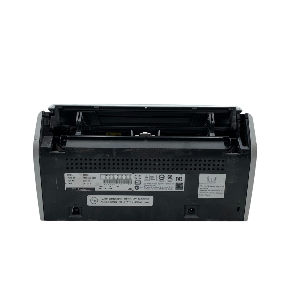 Fujitsu ScanSnap S1500 Document Scanner Model: PA03586-B005 *No Power Cable*