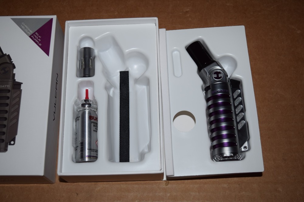 BUGATTI VULCAN DUAL TORCH BUTANE LIGHTER