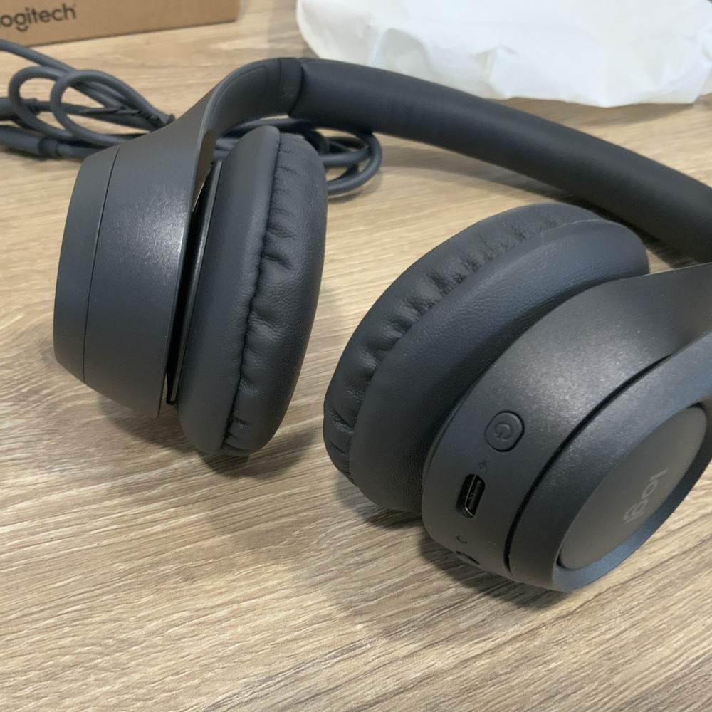 Logitech Zone 301 Wireless Bluetooth Headset w/ Noise-Canceling Mic - Graphite