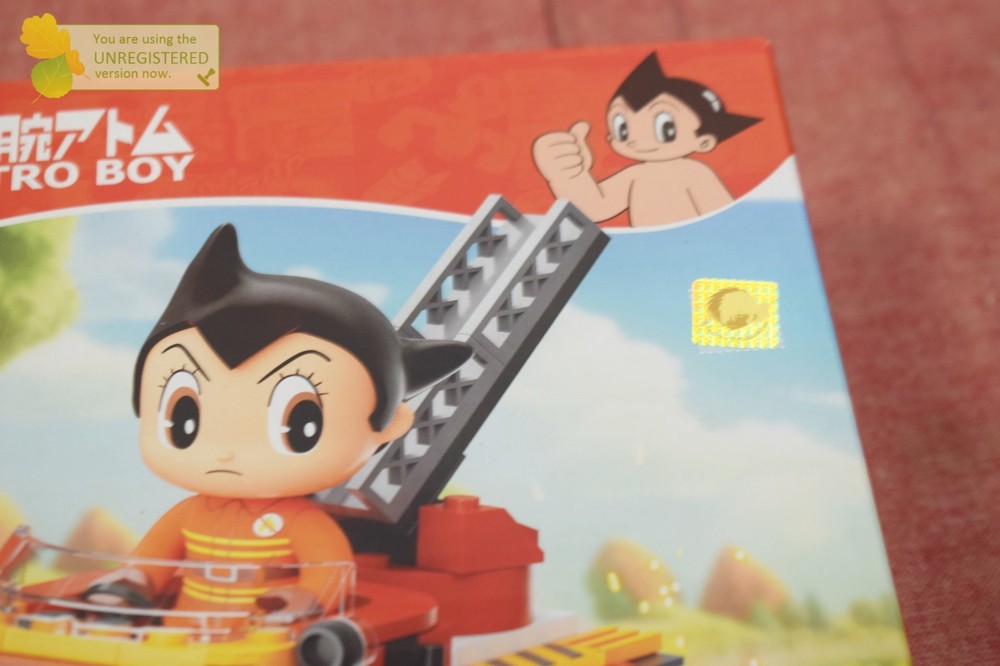 Pantasy Astro Boy Fire Engine Buildable Brick Block Set 86210 #