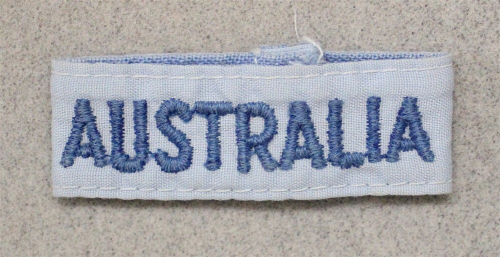 Royal Australian Air Force "RAAF" cloth shoulder loop, light blue - single