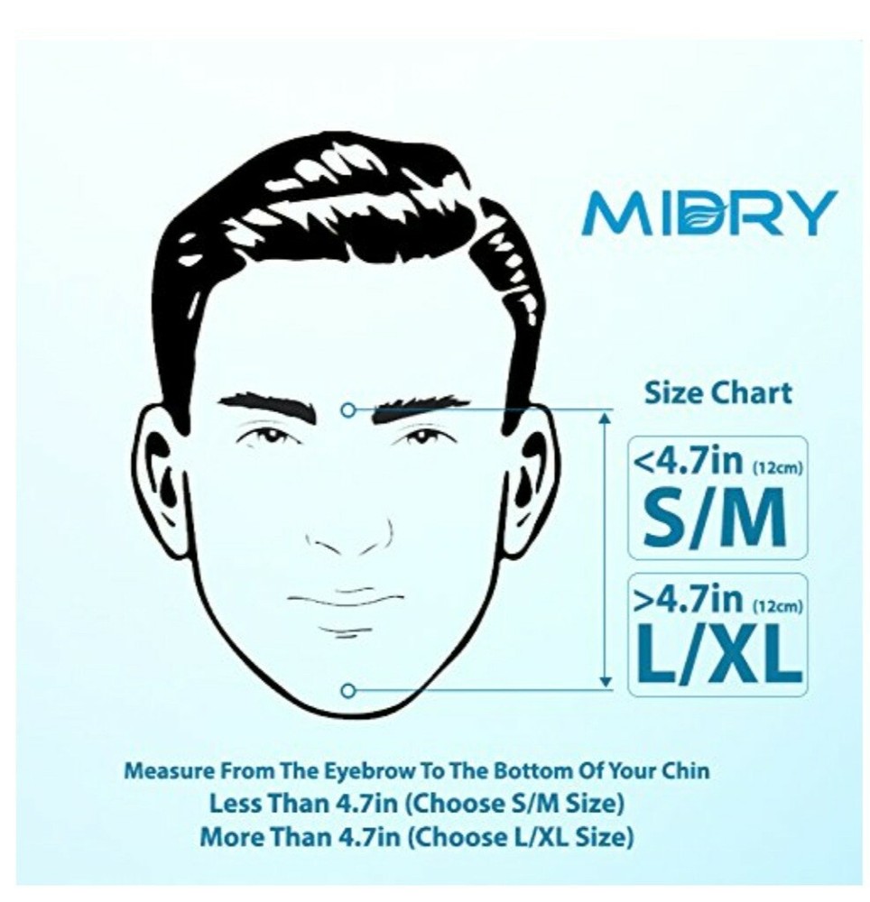 Midry Full Face Snorkel Mask