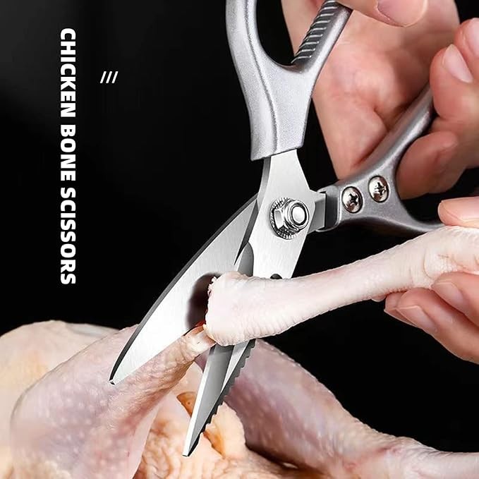 Kitchen Scissors Stainless Steel Multi Function Food Shear Sharp Heavy Duty Tool