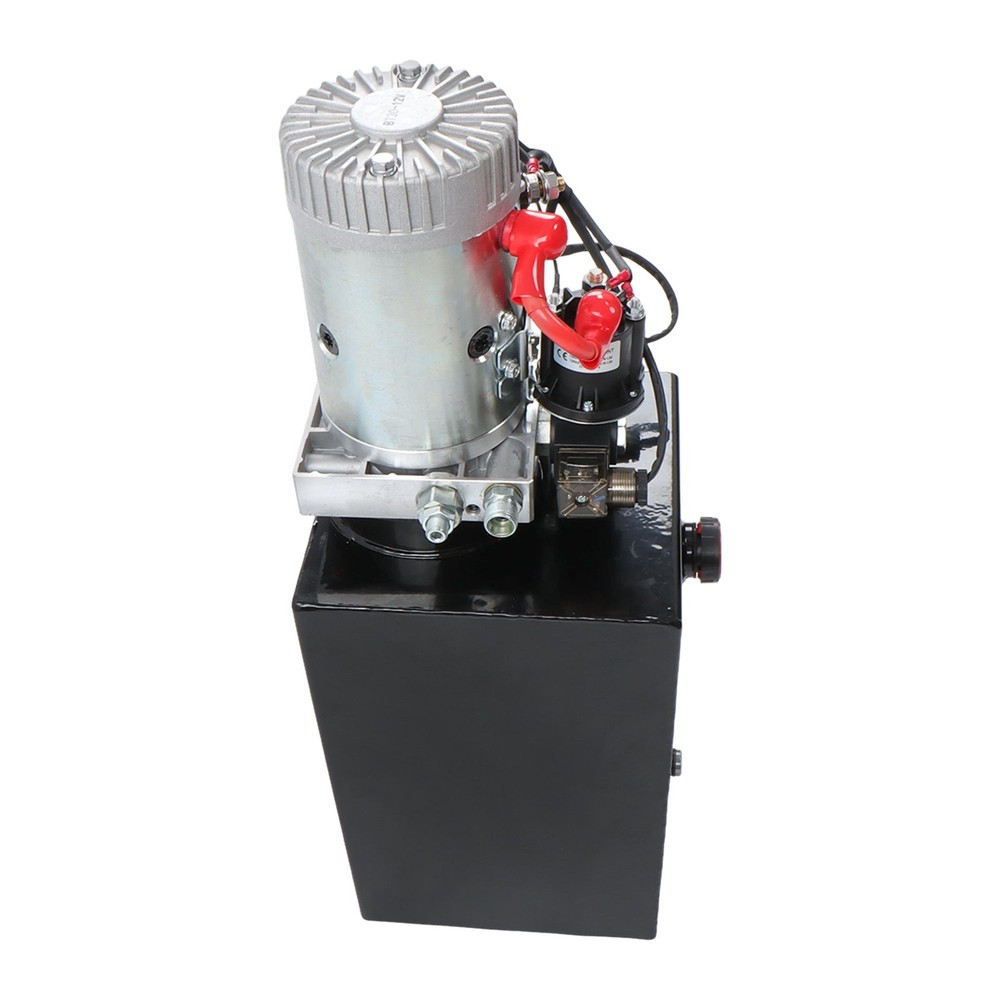 15 Quart 12V DC Hydraulic Pump Double Acting Dump Trailer Power Unit