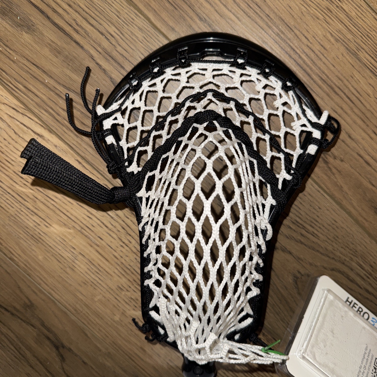 New ECD ION lacrosse stick head midnight black Mid Low Pocket hero 3 mesh.