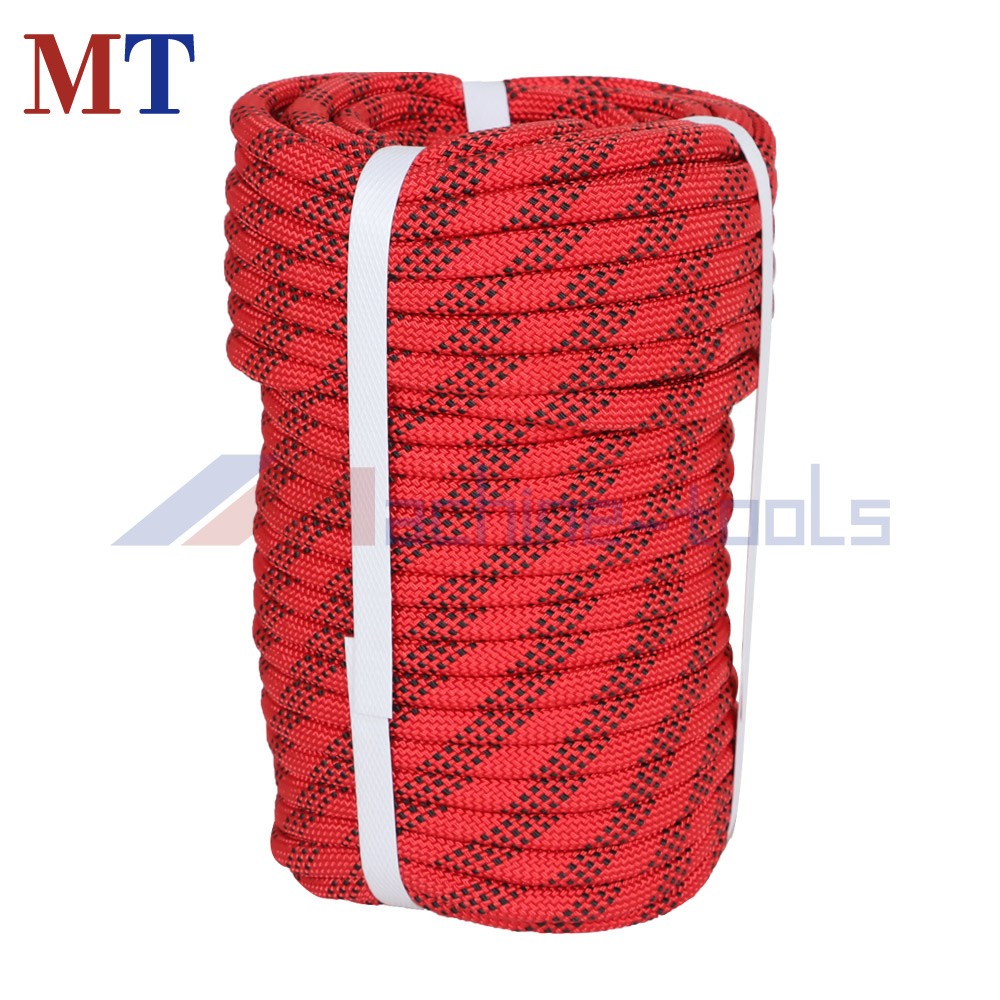 3/8" × 100' Braid Polyester Rope Arborist Tree Rope High Strong 3520Lbs