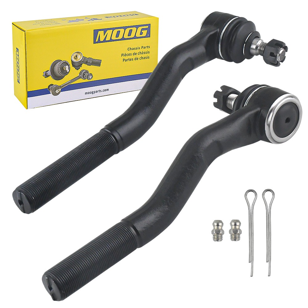 MOOG Outer Tie Rod End Pair for 2007-2014 2015 2016 2017 Jeep Wrangler E05 CA