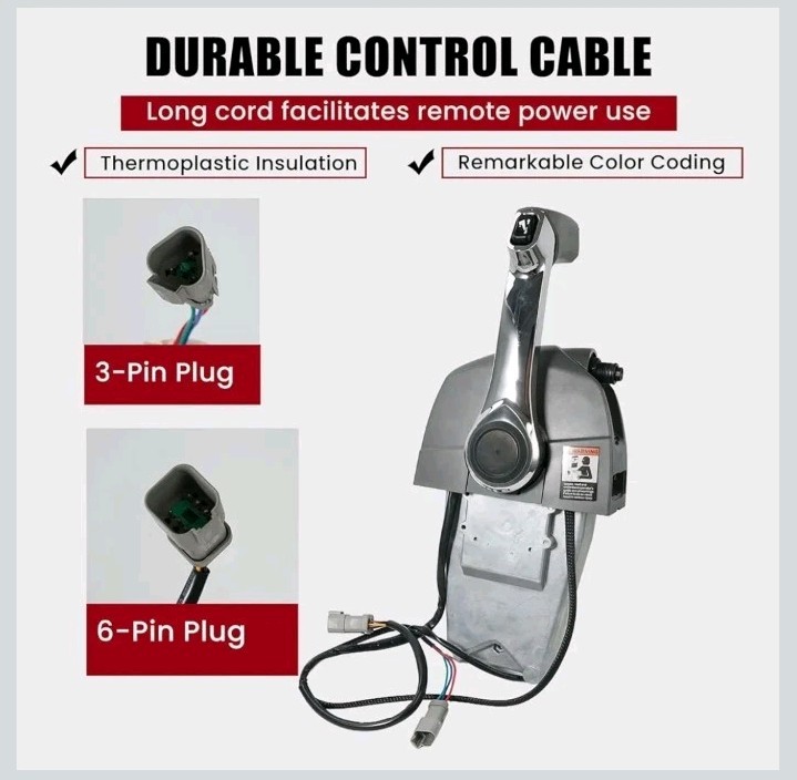 5006186 Outboard Remote Throttle Control Console Top Mount for...