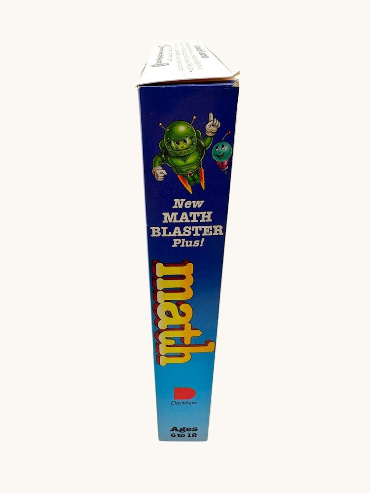 Math Blaster Plus Lab Pack For MAC 1991 3.5” Floppy Disk