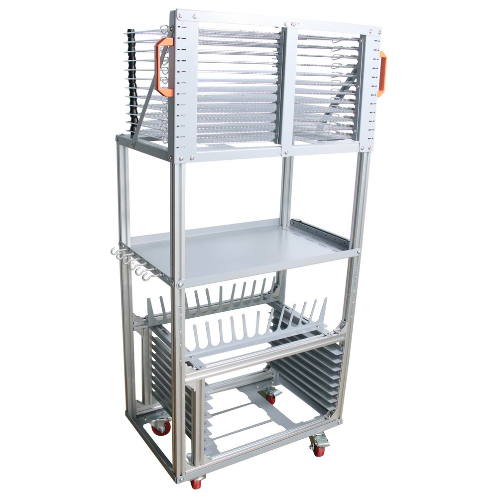 4-layer Screen Printing Tool Material Combination Rack for Screen Frames Squeege