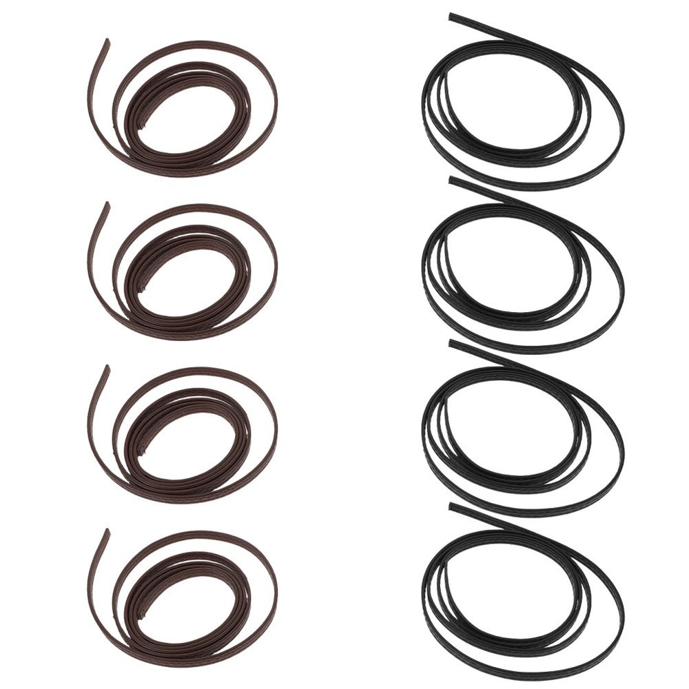 8 Pcs Handmade Rope Pu Decorations Knitting Bangle Braided Craft Making
