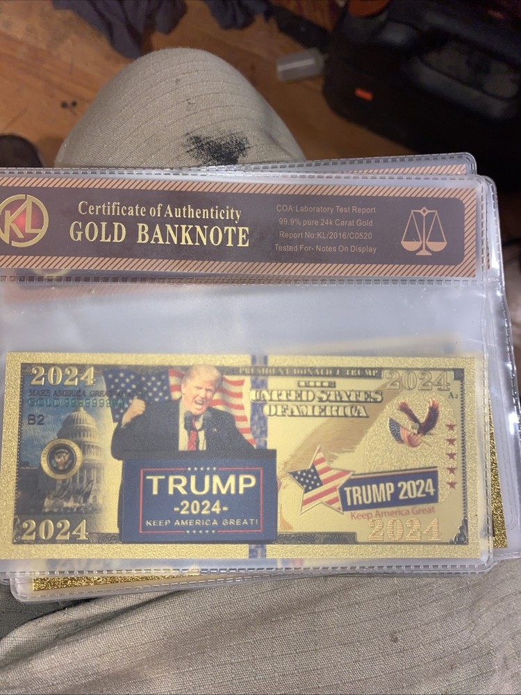 President Trump Gold Notes