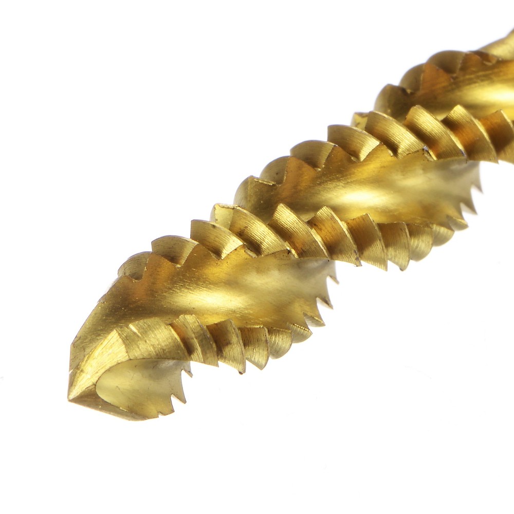 3pcs Spiral Flute Thread Taps 1/4-20 UNC H2 Ti-Coated Screw Threading Tapping