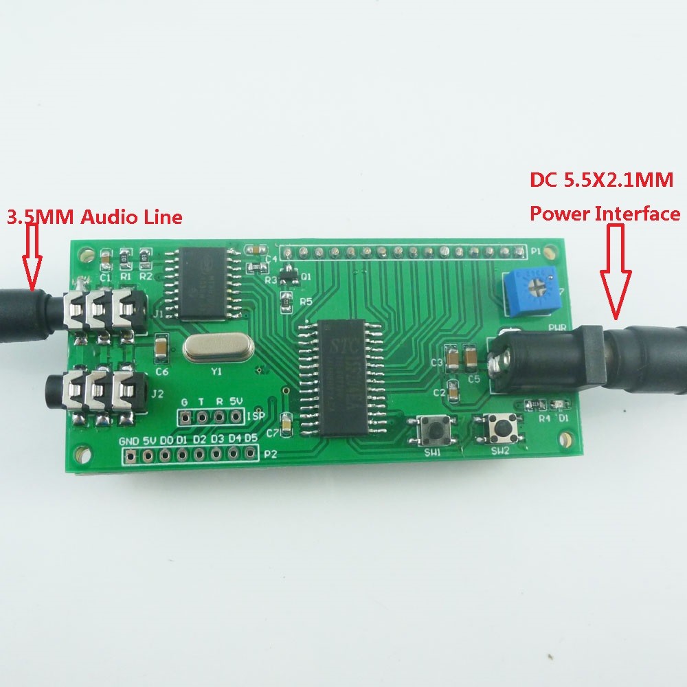 4 PCS DTMF decoder with LCD Display MT8870 Audio Voice Module for Mobile phone