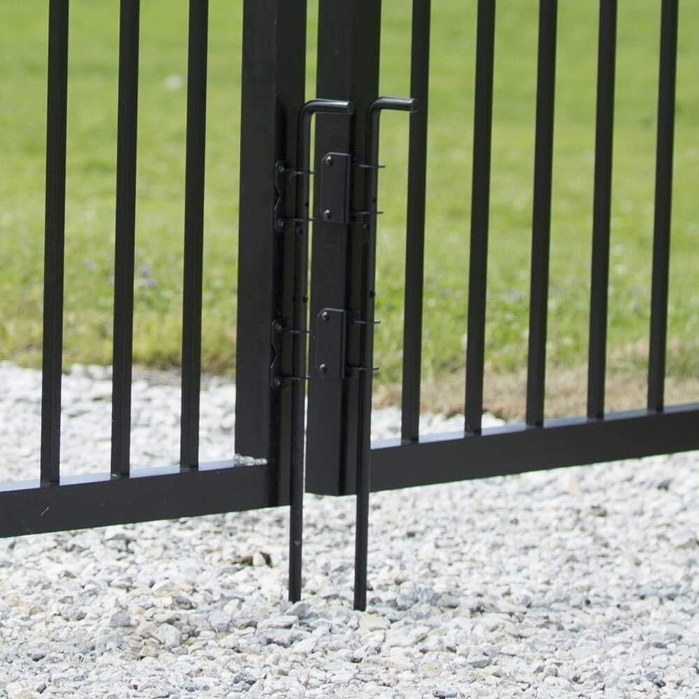 Secure and Lockable Gate Drop Rod - Easy Installation, Heavy-Duty Steel, 2 Pack