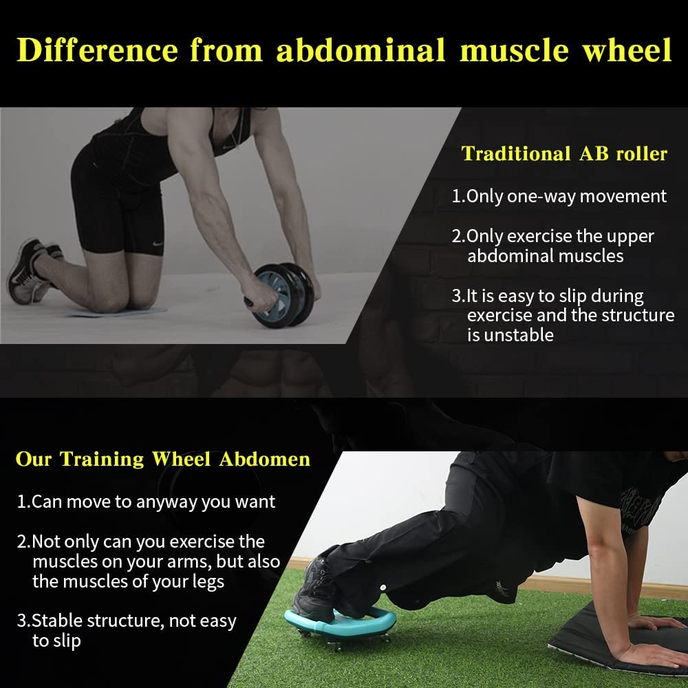 Ab Roller for Abs Workout, Ab Roller Wheel Exercise Equipment for Core Workout,