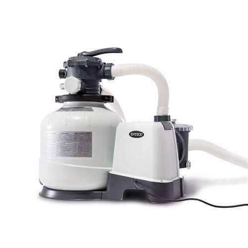 Intex 2800 GPH Above Ground Pool Sand Filter Pump w/ Automatic Timer (Brown Box)