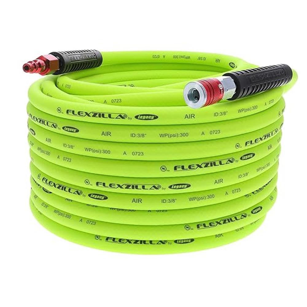 Flexzilla Pro Air Hose, 3/8 in. x 100ft., Heavy Duty, Lightweight - ZillaGreen